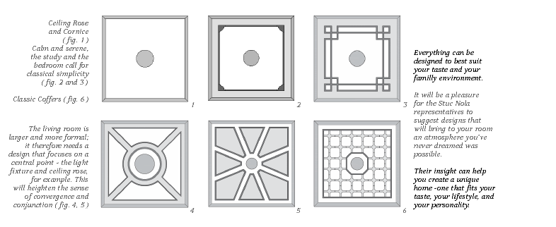 Médaillons et centres pour plafond Montréal
